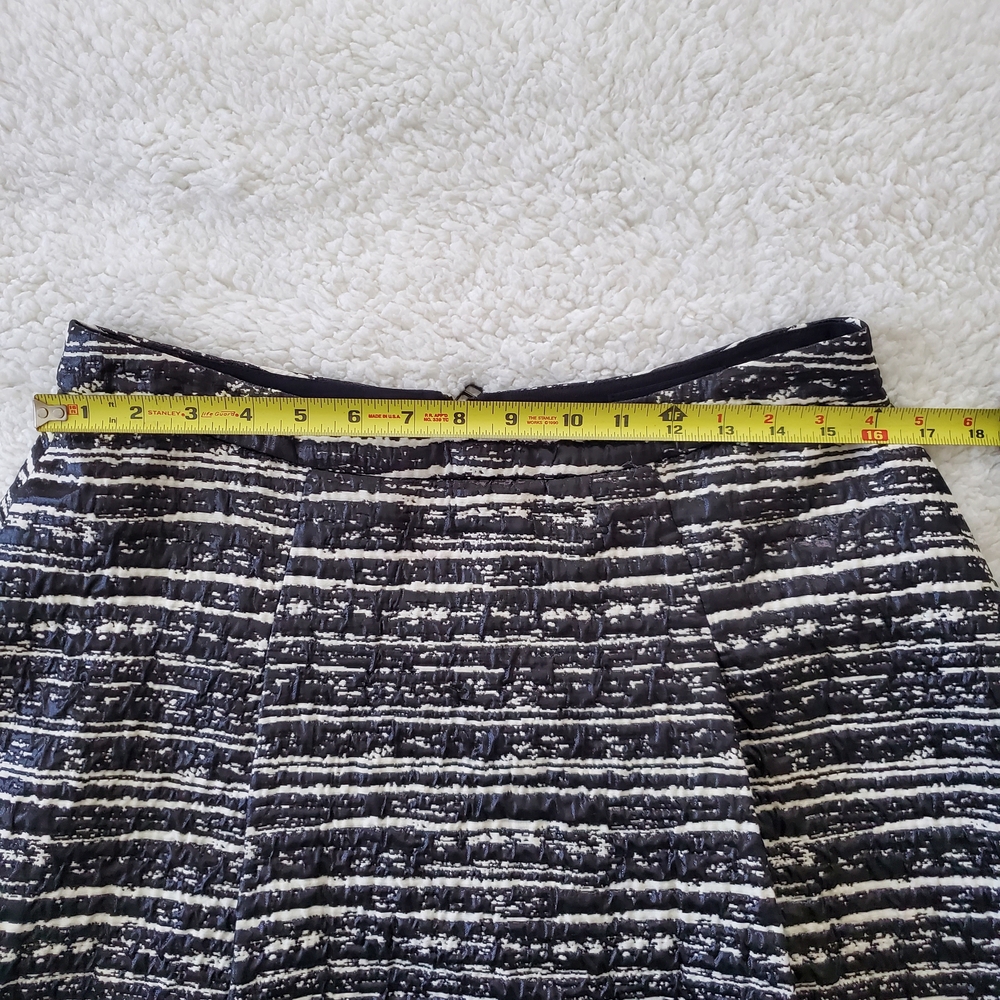 Pink Tartan Black and White A-Line Skirt - Picture 3 of 7